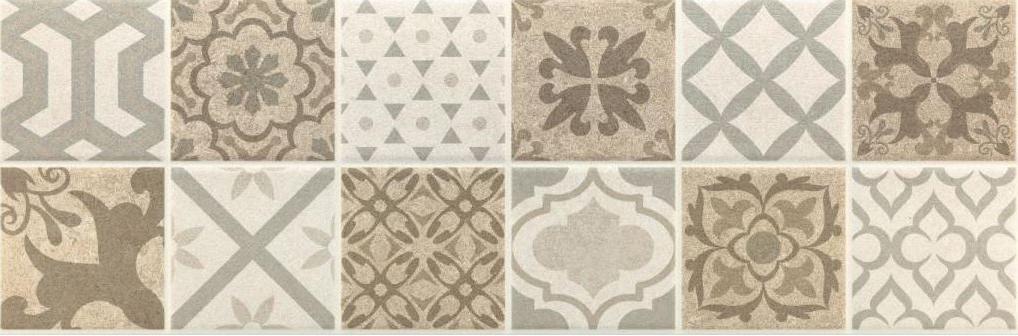 Плитка керамическая Azulejos Benadresa Benadresa Reine Mosaico Vintage Almond настенная 30х90