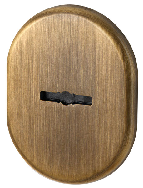 Накладка на сувальдный замок со шторкой Armadillo PS-DEC CT (ATC Protector 1) AB-77 бронза