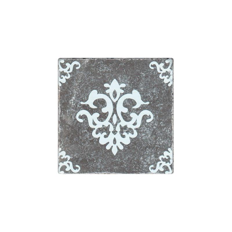 Керамогранит Stone4Home Турецкий Мрамор Black Marble Motif №3 декор 10х10