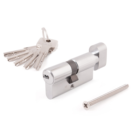 Цилиндр для замка ключ / ключ ABUS KD6N Z30/K40KD W/5 LONG KEY никель