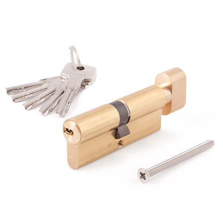 Цилиндр для замка ключ / ключ ABUS KD6MM Z40/K50KD W/5 LONG KEY золото
