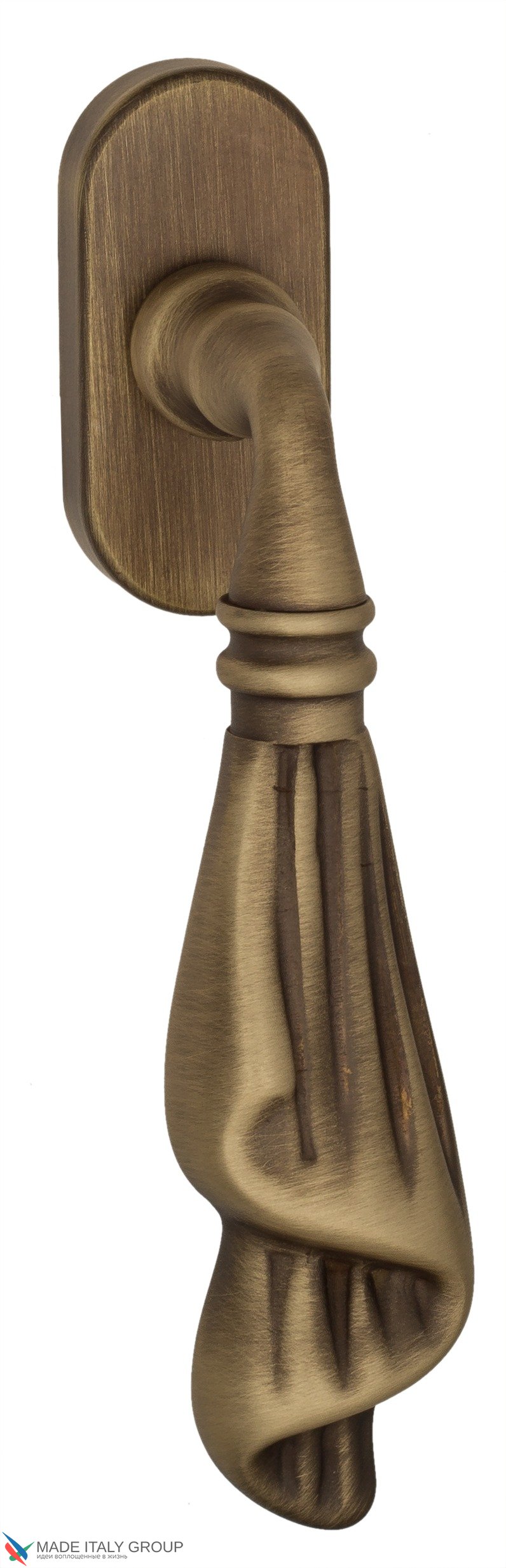 Ручка оконная Venezia "OPERA" FW матовая бронза