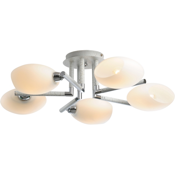 Потолочная люстра N-Light 433 433-05-73CWC chrome + white crack