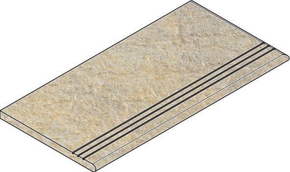 Ступень закруглённая правая Italon District Sand Gradino Round Grip Dx 620040000038 60х30