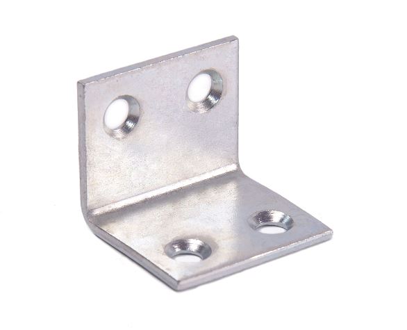 Уголок мебельный СКОБИС 25 (25x25x30x2) цинк белый