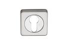 Накладка дверная с квадратным основанием под цилиндр ARCHIE SILLUR CL-C S.Chrome матовый хром