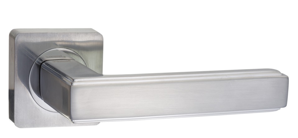 Ручка дверная RENZ INDH 96-02 SC "Арона", хр мат КВ