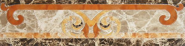 Керамогранит Infinity Ceramic Tiles Dell Imperatore Cenefa Light бордюр 15х60