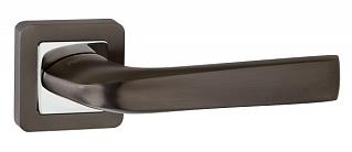 Ручка дверная межкомнатная Punto Saturn QR GR/CP-23 графит/хром