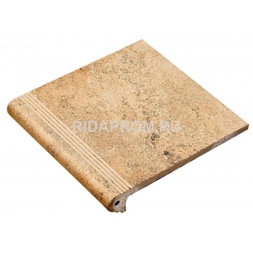 Плитка клинкерная ступень Gresmanc resmanc Tambora Peldano Fiorentino Asper, Anti-slip 31х33