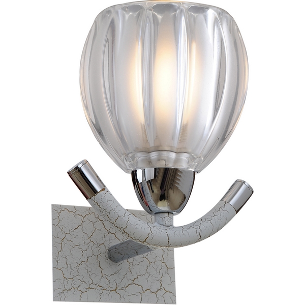 Бра N-Light 407-01-11CWCBB chrome + white crack