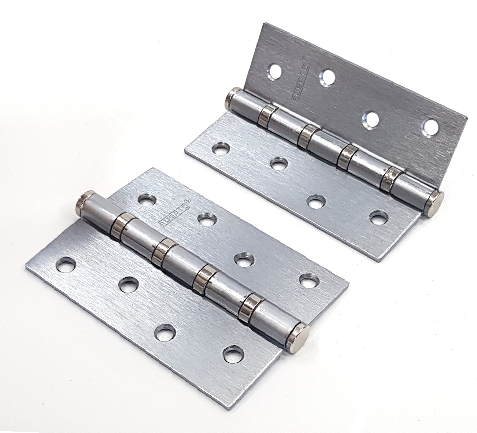 Петля стальная RENZ IN100-4BB FH SSC 100*75*2,5, 4 подшипника, б/колп., супер сатин хром