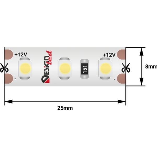 Светодиодная лента DesignLed LUX DSG3120-12-W-65