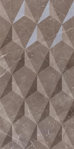 Плитка керамическая Love Ceramic Tiles Marble Bliss Tortora Shine Ret 664.0138.0371 настенная 35х70