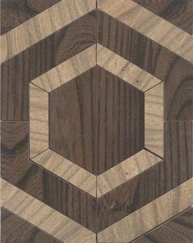 Керамогранит Kerama Marazzi Хоум Вуд ID83 декор 25,1х20,1