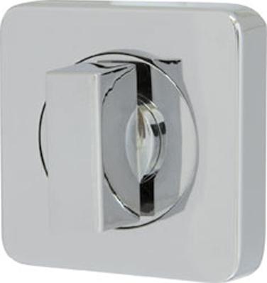 Завертка дверная сантехническая Armadillo WC-BOLT BK6/SQ-21CP-8 хром