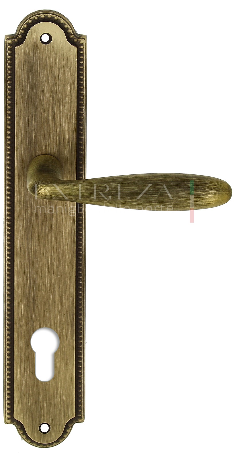 Ручка дверная Extreza VIGO (Виго) 324 на планке PL03 CYL матовая бронза F03