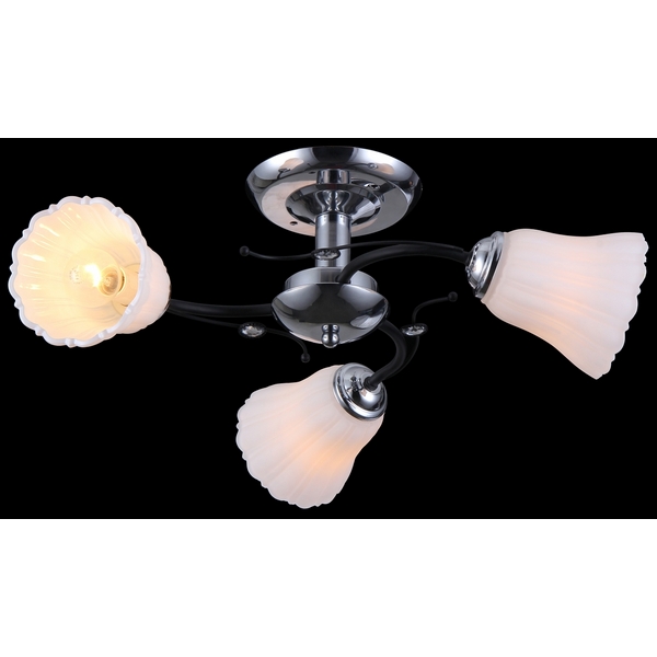 Потолочная люстра Natali Kovaltseva 11477 11477/3C DARK CHROME