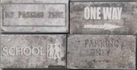 Керамогранит Cir New York Road Signs Mix Wall Street напольная 10х20
