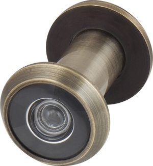 Глазок дверной, стеклянная оптика DVG1/HD, 16/35х60 AB Бронза