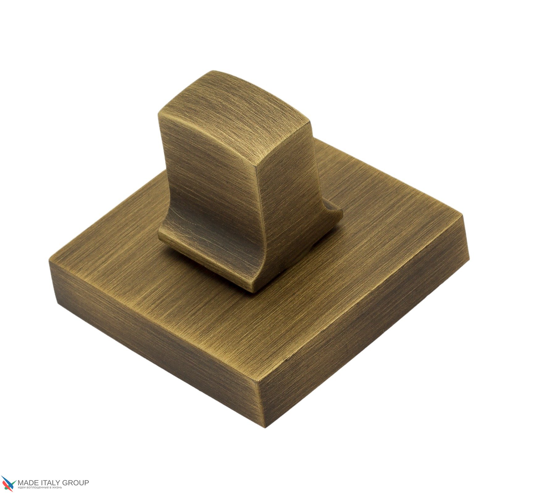 Фиксатор поворотный квадратный Venezia Unique WC-20 матовая бронза