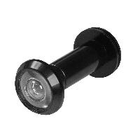 Глазок дверной, оптика пластик DV-1A/40-70 BL черный (кратно коробке 45 шт)