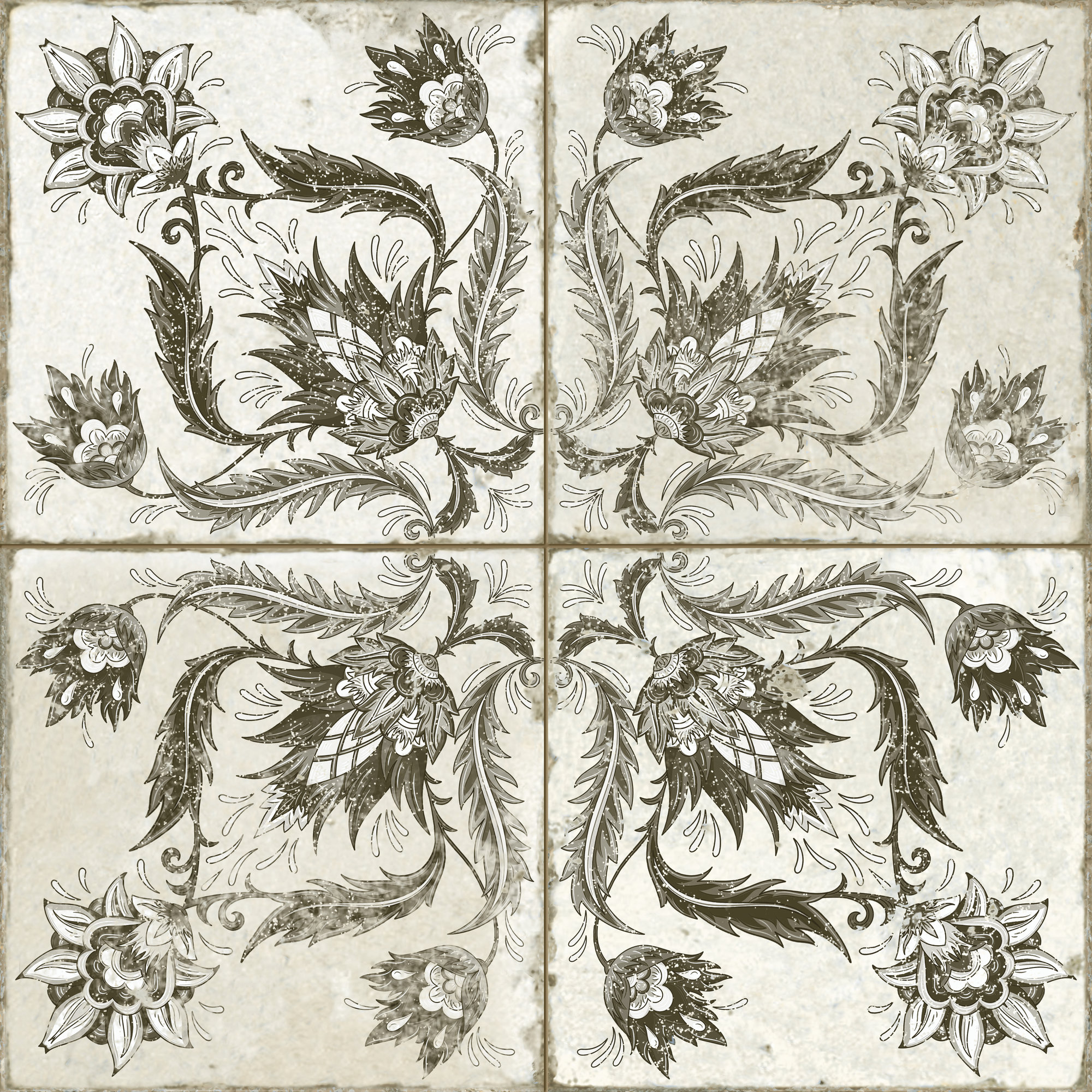 Керамогранит Peronda FS IVY Black 45x45
