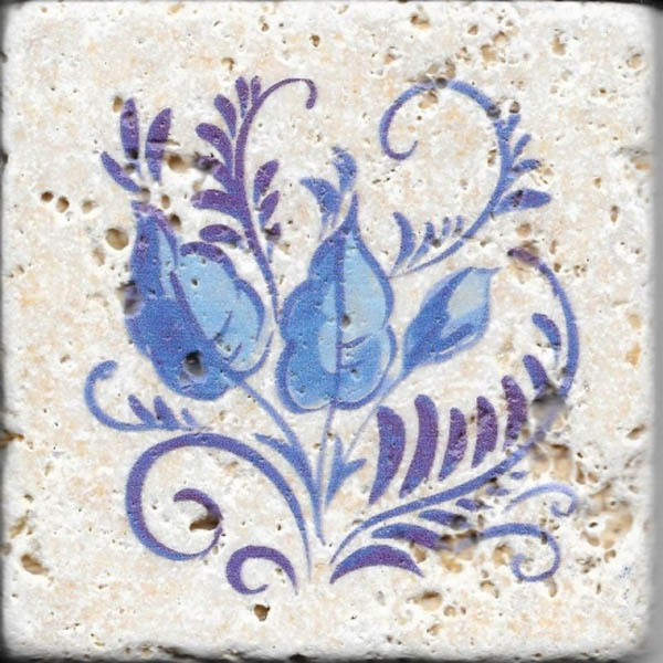 Плитка керамическая Stone4Home Provance Гжель Provance Г 5 декор 10х10