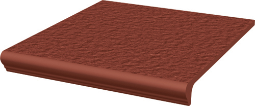 Клинкер Paradyz Natural Rosa Duro ступень простая с носиком структ 30х33х1,1
