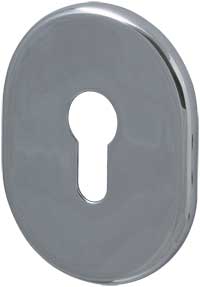 Декоративная накладка под цилиндр Fuaro ESC 473 СP хром