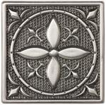 Вставка Moneli Decor Barro-co Art Taco Luca Plata 3х3