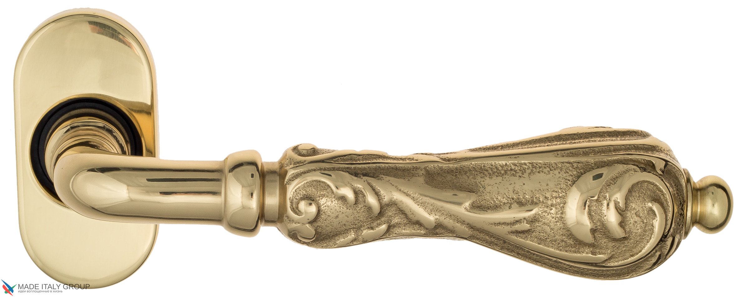 Дверная ручка для профильных дверей Venezia "MONTE CRISTO" EP полированная латунь