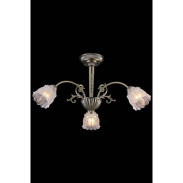 Потолочная люстра Natali Kovaltseva Paradis I PARADIS I 75013-3C ANTIQUE