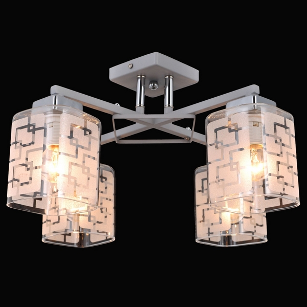 Люстра потолочная Natali Kovaltseva PURE 75070/4C WHITE