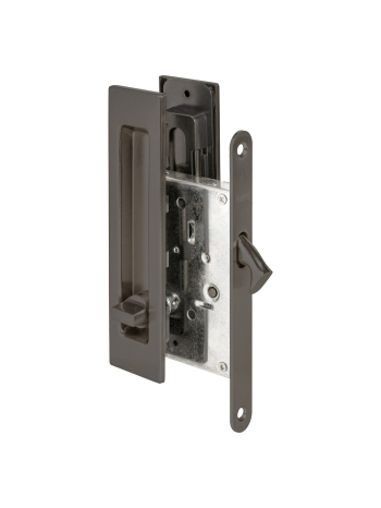 Защелка Punto (Пунто) с ручками для раздвижных дверей SH.SLQ152.011 (Soft LINE SLQ-011) GR графит