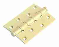 Комплект 8 шт. - Петля дверная универсальная латунная Morelli MBU 100X70X3-4BB SG матовое золото