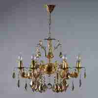 Подвесная люстра Ambiente Granada 2118/6 AB Honey Leaf