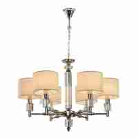 Подвесная люстра Lumien Hall Малье LH1053/6H-NK-WT