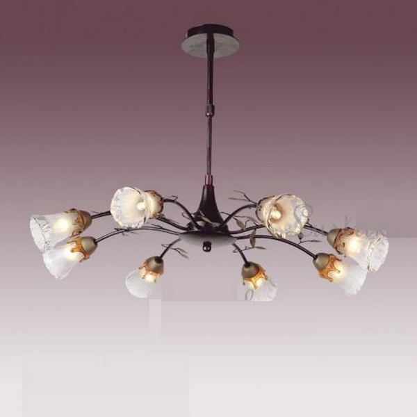 Люстра потолочная N-Light PX-0304/8B gray with red