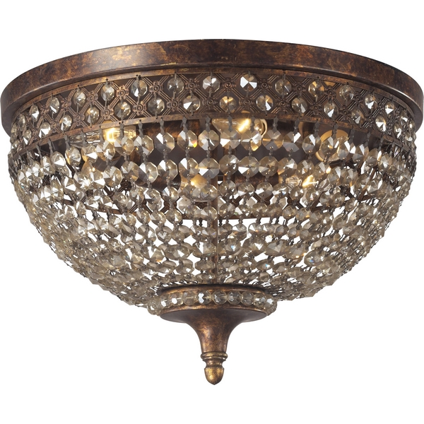 Светильник потолочный круглый N-Light 629-06-03 spanish bronze