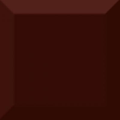 Плитка керамическая Absolut keramika Cube Kitchen Biselado Brillo Marron настенная 10х10