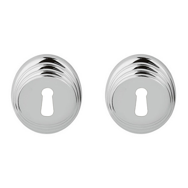 Накладка под ключ буратино на круглом основании Colombo DB 13 BB прор CR хром Cameo