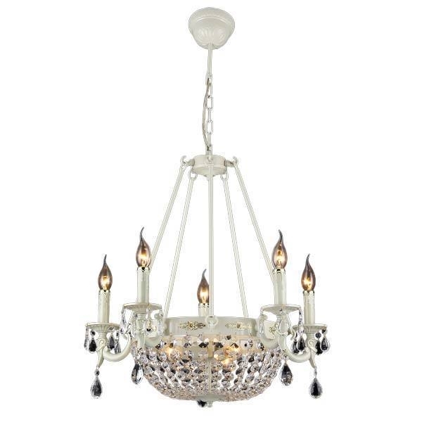 Подвесная люстра Natali Kovaltseva 10848 10848/5+3C GOLD IVORY