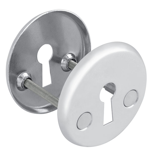 Декоративная накладка Fuaro ESC-S-001-CP на сувальдный замок (хром)