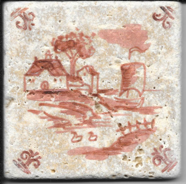 Плитка керамическая Stone4Home Provance Изразцы Provance И 6 декор 10х10