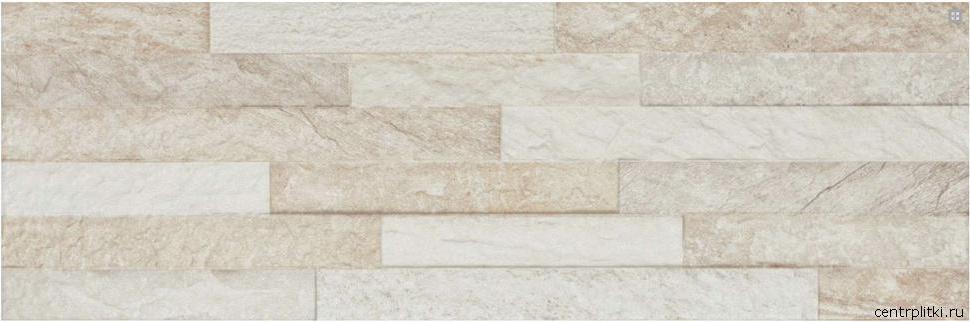 Плитка керамическая Cerrad Kallio Cream 3768 Фасадный Камень настенная 15х45