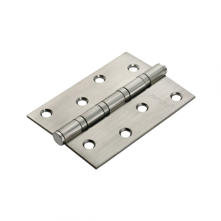 Петля дверная универсальная стальная с 4-мя подшипниками Rucetti RS 100X70X2.5-4BB SN