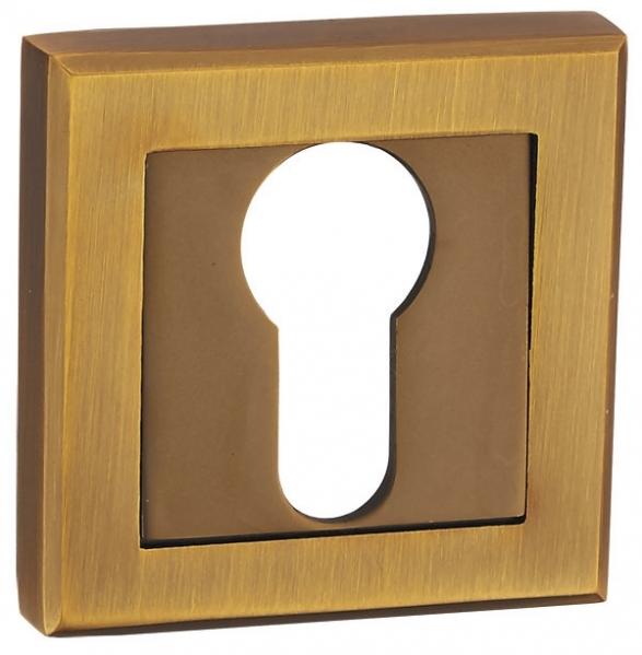 Накладка дверная с квадратным основанием под цилиндр Punto ET QL CF-17 кофе