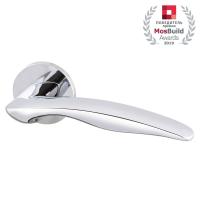 Комплект на 6 дверей - Ручка дверная межкомнатная Armadillo WAVE URS CP-8 хром