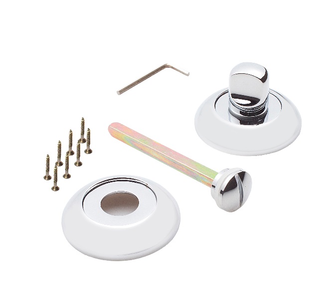 Завертка к ручкам RENZ INBK 08 CP BIG, хром.бл.